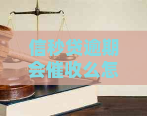 信秒贷逾期会么怎么处理