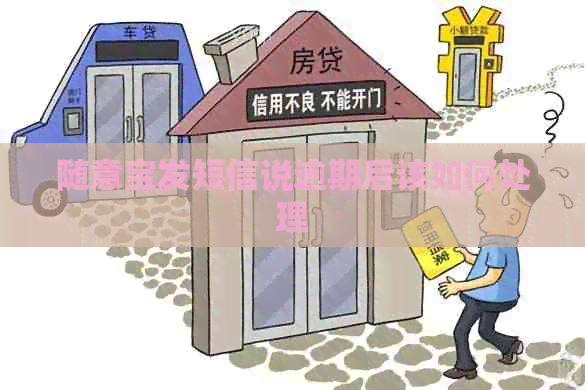 随意宝发短信说逾期后该如何处理
