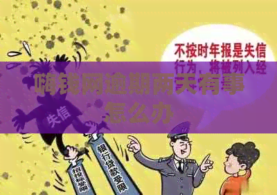嗨钱网逾期两天有事怎么办