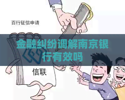 金融纠纷调解南京银行有效吗