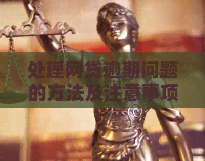 处理网贷逾期问题的方法及注意事项