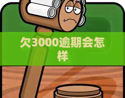 欠3000逾期会怎样