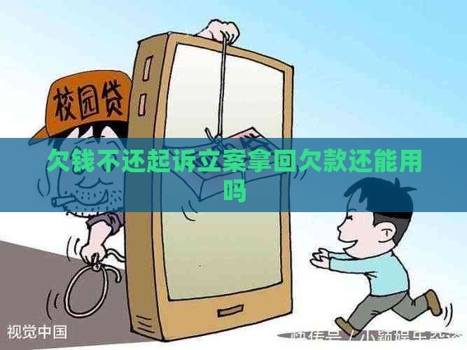 欠钱不还起诉立案拿回欠款还能用吗