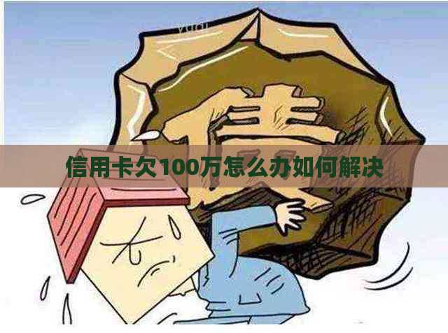 信用卡欠100万怎么办如何解决