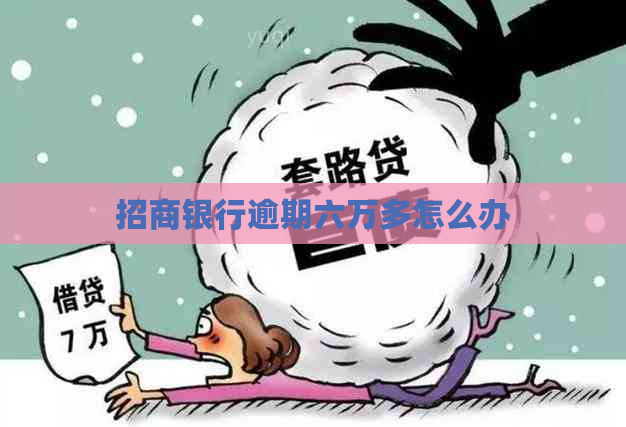 招商银行逾期六万多怎么办