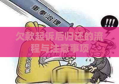 欠款起诉后归还的流程与注意事项