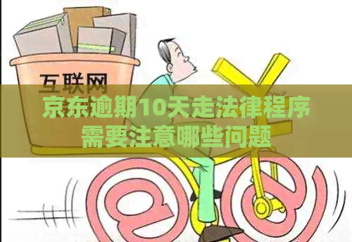 京东逾期10天走法律程序需要注意哪些问题