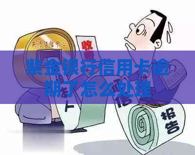 紫金银行信用卡逾期了怎么处理