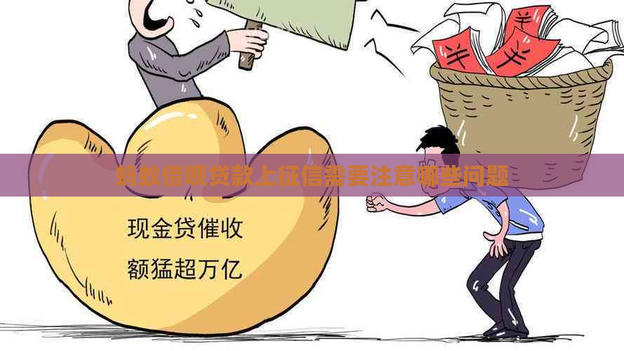 蚂蚁信用卡贷款上需要注意哪些问题