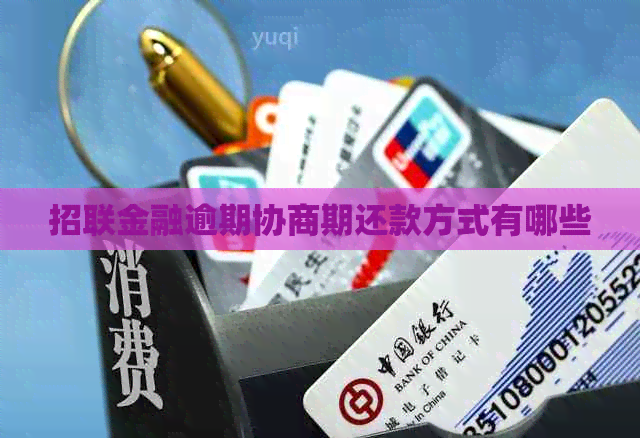 招联金融逾期协商期还款方式有哪些
