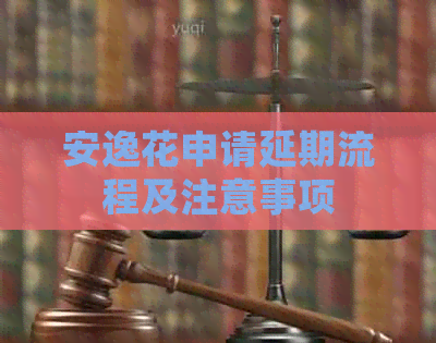 安逸花申请延期流程及注意事项