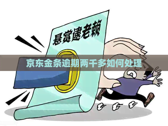 京东金条逾期两千多如何处理
