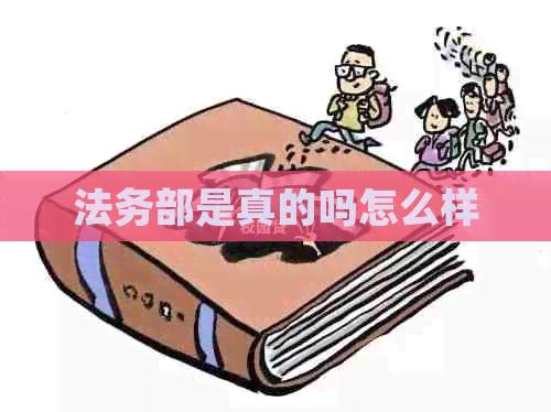 法务部是真的吗怎么样