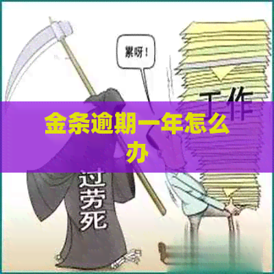 金条逾期一年怎么办