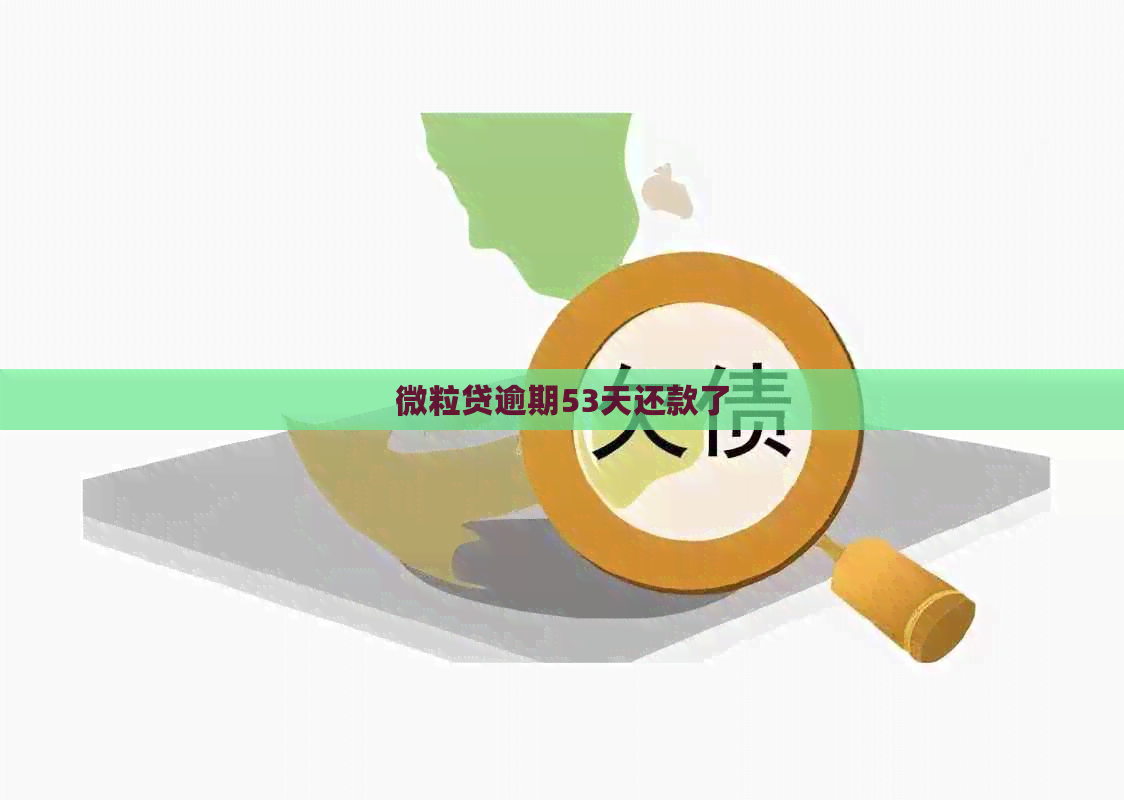 微粒贷逾期53天还款了