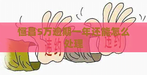 恒昌5万逾期一年还能怎么处理