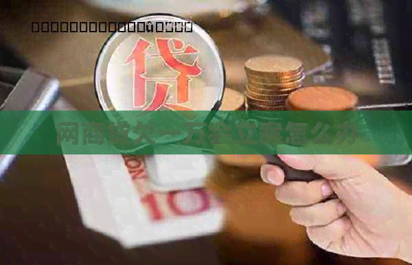 白条贷欠一万会立案怎么办