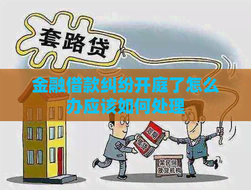 金融借款纠纷开庭了怎么办应该如何处理