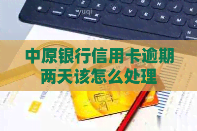 中原银行信用卡逾期两天该怎么处理