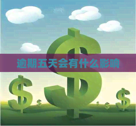 逾期五天会有什么影响
