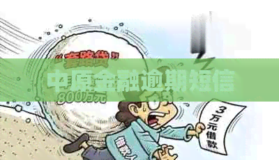 中原金融逾期短信