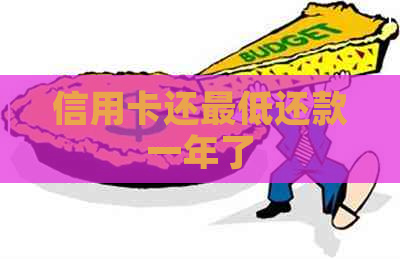 信用卡还更低还款一年了