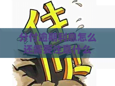 分付逾期利息怎么还需要注意什么