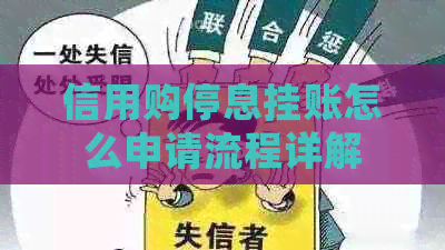 信用购停息挂账怎么申请流程详解