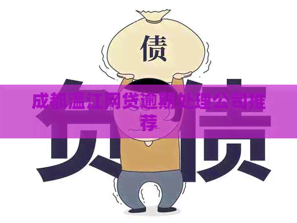 成都温江网贷逾期处理公司推荐