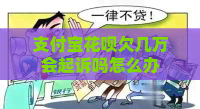 信用卡白条欠几万会起诉吗怎么办