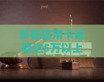 多张信用卡逾期达5万以上