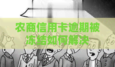 农商信用卡逾期被冻结如何解决