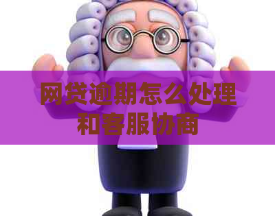 网贷逾期怎么处理和客服协商
