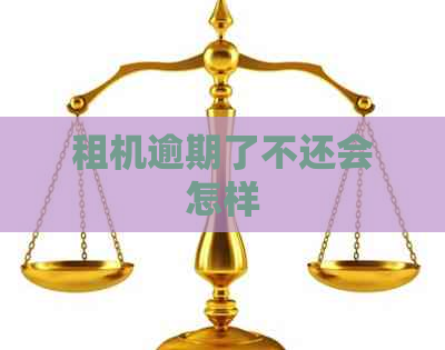 租机逾期了不还会怎样