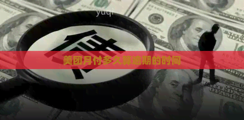 美团月付多久算逾期的时间