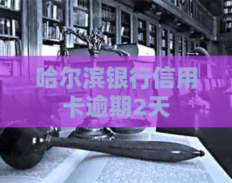 哈尔滨银行信用卡逾期2天