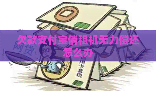 欠款信用卡俏租机无力偿还怎么办