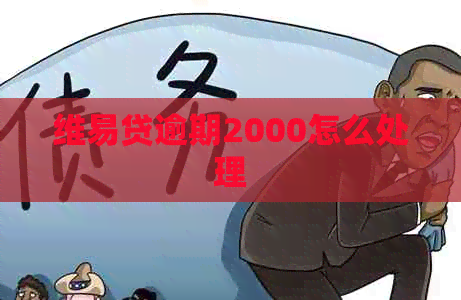 维易贷逾期2000怎么处理