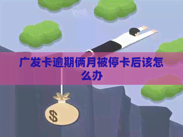 广发卡逾期俩月被停卡后该怎么办