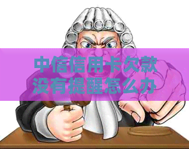 中信信用卡欠款没有提醒怎么办