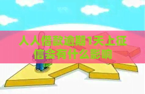 人人借款逾期1天上会有什么影响