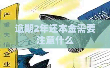 逾期2年还本金需要注意什么