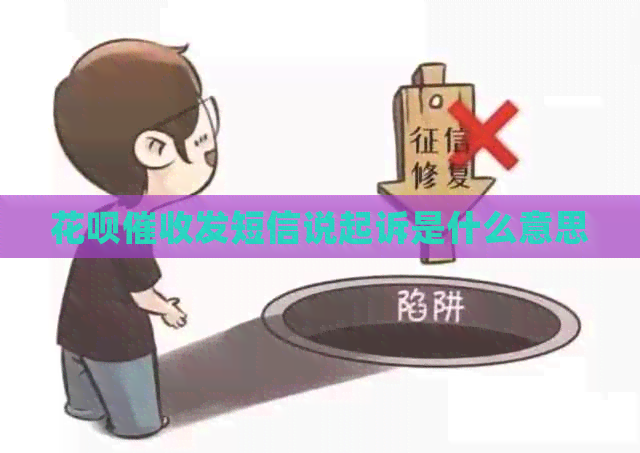 白条发短信说起诉是什么意思