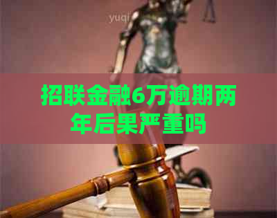 招联金融6万逾期两年后果严重吗