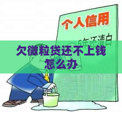 欠微粒贷还不上钱怎么办