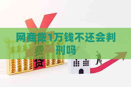 白条贷1万钱不还会判刑吗