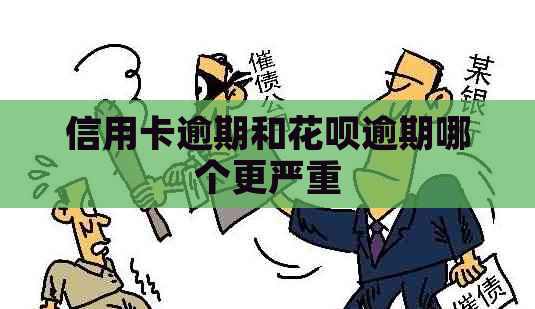 信用卡逾期和白条逾期哪个更严重