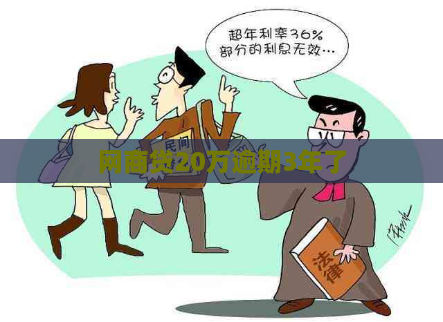 白条贷20万逾期3年了