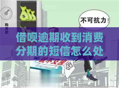 信用卡逾期收到消费分期的短信怎么处理