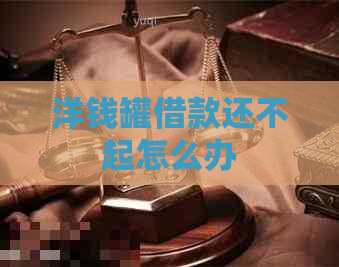 洋钱罐借款还不起怎么办